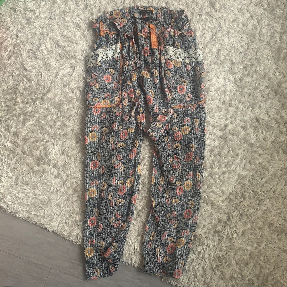 Isabel marant Silk straigh leg pants size small/medium